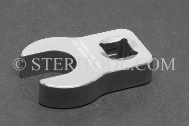 #30125 - 9/16" X 3/8 DR Stainless Steel Crows Foot Wrench. crows foot, crows-foot, crowsfoot, offset, socket, wrench, stainless steel, 3/8dr, 3/8-dr, 3/8 dr