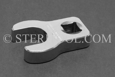 #30127 - 11/16" X 3/8 DR Stainless Steel Crows Foot Wrench. crows foot, crows-foot, crowsfoot, offset, socket, wrench, stainless steel, 3/8dr, 3/8-dr, 3/8 dr