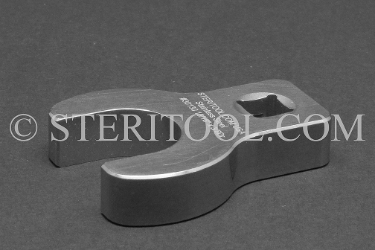 #30130 - 15/16" x 3/8 DR Stainless Steel Crows Foot Wrench. crows foot, crows-foot, crowsfoot, offset, socket, wrench, stainless steel, 3/8dr, 3/8-dr, 3/8 dr