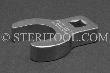 #30132 - 1-1/16" x 3/8 DR Stainless Steel Crows Foot Wrench. crows foot, crows-foot, crowsfoot, offset, socket, wrench, stainless steel, 3/8dr, 3/8-dr, 3/8 dr