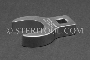 #30134 - 1-3/16" x 3/8 DR Stainless Steel Crows Foot Wrench. crows foot, crows-foot, crowsfoot, offset, socket, wrench, stainless steel, 3/8dr, 3/8-dr, 3/8 dr