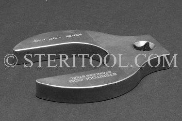 #30138 - 1-3/4" x 3/8 DR Stainless Steel Crows Foot Wrench. crows foot, crows-foot, crowsfoot, offset, socket, wrench, stainless steel, 3/8dr, 3/8-dr, 3/8 dr