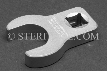 #30141_12PT - 13/16" x 3/8 DR Stainless Steel Crows Foot Wrench. 12 point. crows foot, crows-foot, crowsfoot, offset, socket, wrench, stainless steel, 3/8dr, 3/8-dr, 3/8 dr