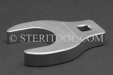 #30142 - 1-7/16" x 3/8 DR Stainless Steel Crows Foot Wrench. crows foot, crows-foot, crowsfoot, offset, socket, wrench, stainless steel, 3/8dr, 3/8-dr, 3/8 dr