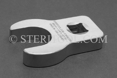 #30151 - 1-1/16" x 1/2 DR Stainless Steel Crows Foot Wrench. crows foot, crows-foot, crowsfoot, offset, socket, wrench, stainless steel, 1/2dr, 1/2-dr, 1/2 dr
