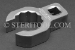 #30153_12PT - 1-1/4" x 1/2 DR 12PT Stainless Steel Crows Foot Wrench. - 30153_12PT