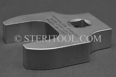 #30165 - 2-3/16" x 3/4 DR Stainless Steel Crows Foot Wrench. crows foot, crows-foot, crowsfoot, offset, socket, wrench, stainless steel, 1/2dr, 1/2-dr, 1/2 dr