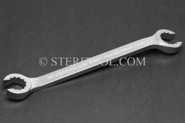 #30261 - 5/8" x 11/16" Stainless Steel Flare Nut Wrench. flare, spanner, wrench, stainless steel