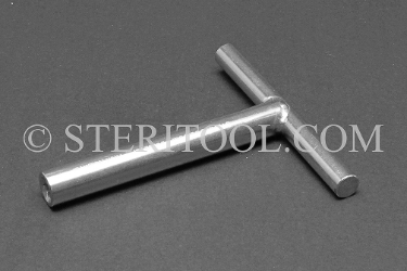 #30321SP - Stainless Steel 7mm T Nut Driver. 3.875" x 3.5". 