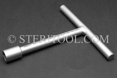 #30326_SP5SH - 13mm Stainless T Nut Driver. 5"(125) Shaft from collar to top Handle 