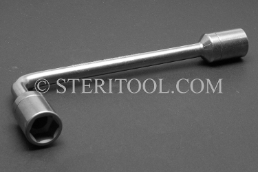 #30337 - 14mm Stainless Steel L Nut Driver. L, nut driver, stainless steel