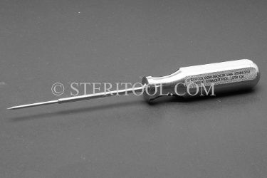 #40010 - Straight Pick with Stainless Steel Handle pick, ice pick, dental, probe, pointer, 