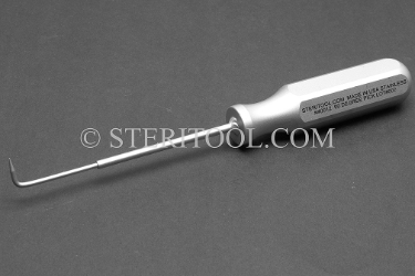 #40012 - 90 Degree Pick with Stainless Steel Handle pick, ice pick, dental, probe, pointer, 