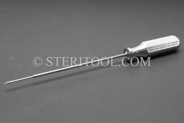 #40020 - Straight Pick with Stainless Steel Handle, LONG. pick, ice pick, dental, probe, pointer, 