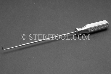 #40022 - 90 Degree Pick with Stainless Steel Handle, LONG. pick, ice pick, dental, probe, pointer, 