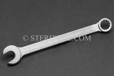 #40137_316 - 7/16" Non-Magnetic Stainless Steel Combination Wrench. 316SS. combination, wrench, spanner, stainless steel, non-magnetic, non magnetic, nonmagnetic