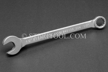 #40138_304 - 1/2" Non-Magnetic Stainless Steel Combination Wrench. 304SS. combination, wrench, spanner, stainless steel, non-magnetic, non magnetic, nonmagnetic