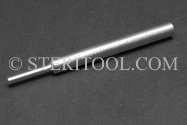 #40217 - 3.5mm Non-Magnetic Stainless Steel Drift Punch, 3.5"(85mm) OAL. non-magnetic, non magnetic, stainless steel, punch, drift