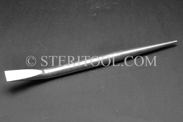 #40236 - 1"(24mm) x 24"(609mm)  Non-Magnetic Stainless Steel Alignment Bar. Alignment tip = .400" x 7" taper. non-magnetic, non magnetic, stainless steel, alignment bar, pry bar, material handling, fabrication
