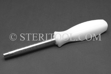 #40300 - 3/16" Non-Magnetic Stainless Steel Nut Driver, Nylon Handle. non-magnetic, non magnetic, stainless steel, nut driver