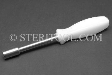 #40303 - 3/8" Non-Magnetic Stainless Steel Nut Driver, Nylon Handle. non-magnetic, non magnetic, stainless steel, nut driver