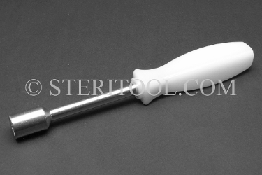 #40305 - 1/2" Non-Magnetic Stainless Steel Nut Driver, Nylon Handle. non-magnetic, non magnetic, stainless steel, nut driver