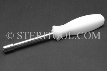 #40322 - 8mm Non-Magnetic Stainless Steel Nut Driver, Nylon Handle. non-magnetic, non magnetic, stainless steel, nut driver