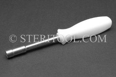 #40323 - 10mm Non-Magnetic Stainless Steel Nut Driver, Nylon Handle. non-magnetic, non magnetic, stainless steel, nut driver