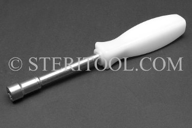 #40324 - 11mm Non-Magnetic Stainless Steel Nut Driver, Nylon Handle. non-magnetic, non magnetic, stainless steel, nut driver