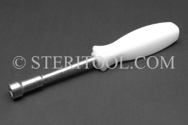 #40325 - 12mm Non-Magnetic Stainless Steel Nut Driver, Nylon Handle. non-magnetic, non magnetic, stainless steel, nut driver