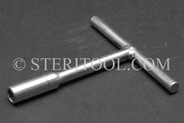 #40360 - 6mm Non-Magnetic Stainless Steel T Nut Driver. non-magnetic, non magnetic, stainless steel, nut driver, T