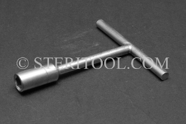 #40362 - 8mm Non-Magnetic Stainless Steel T Nut Driver. non-magnetic, non magnetic, stainless steel, nut driver, T
