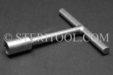 #40366 - 13mm Non-Magnetic Stainless Steel T Nut Driver. non-magnetic, non magnetic, stainless steel, nut driver, T