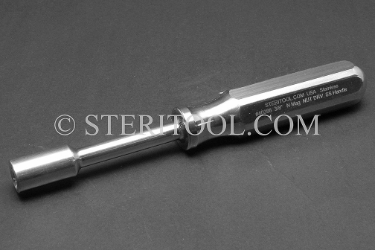 #40388 - 3/8" Non-Magnetic Stainless Steel Nut Driver, SS Handle. non-magnetic, non magnetic, stainless steel, nut driver