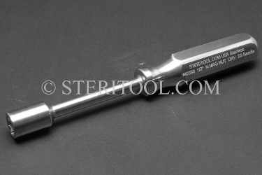 #40390 - 1/2" Non-Magnetic Stainless Steel Nut Driver, SS Handle. non-magnetic, non magnetic, stainless steel, nut driver