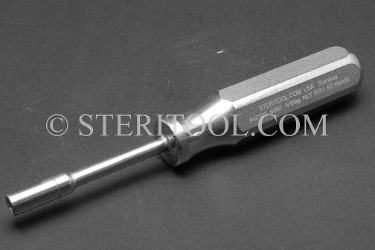 #40393 - 6mm Non-Magnetic Stainless Steel Nut Driver, SS Handle. non-magnetic, non magnetic, stainless steel, nut driver