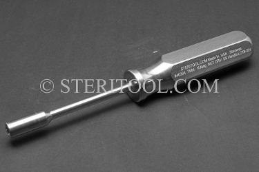 #40394 - 7mm Non-Magnetic Stainless Steel Nut Driver, SS Handle. non-magnetic, non magnetic, stainless steel, nut driver