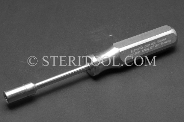 #40395 - 8mm Non-Magnetic Stainless Steel Nut Driver, SS Handle. non-magnetic, non magnetic, stainless steel, nut driver