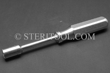 #40398 - 12mm Non-Magnetic Stainless Steel Nut Driver, SS Handle. non-magnetic, non magnetic, stainless steel, nut driver
