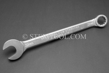 #41055_316 - 22mm Non-Magnetic Stainless Steel Combination Wrench. 316SS. combination, wrench, spanner, stainless steel, non-magnetic, non magnetic, nonmagnetic