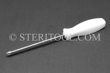 #41222 - Philips #1 x 4"(100mm) Non-Magnetic Stainless Steel Sccrewdriver, Nylon Handle. non-magnetic, non magnetic, phillips, philips, screw driver, screwdriver, stainless steel