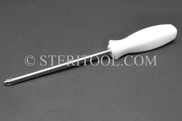 #41224 - Philips #3 x 6"(150mm) Non-Magnetic Stainless Steel Sccrewdriver, Nylon Handle. non-magnetic, non magnetic, phillips, philips, screw driver, screwdriver, stainless steel