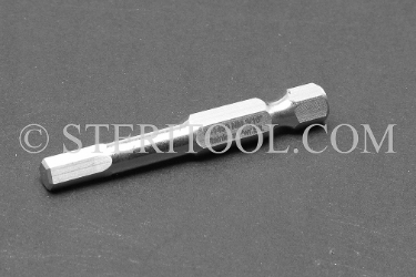 #41499 - 3/16" Hex x 2"(50mm) OAL Non-Magnetic Stainless Steel Power Bit. non-magnetic, non magnetic, hex bit, stainless steel, power bit, allen