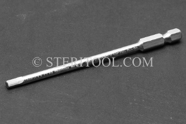 #41517 - 9/64" Hex x 4"(100mm) OAL Non-Magnetic Stainless Steel Power Bit. non-magnetic, non magnetic, hex bit, stainless steel, power bit, allen