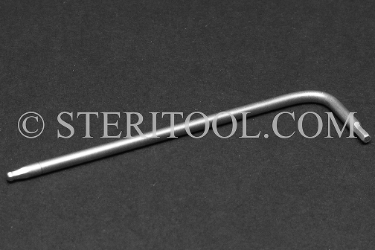 #41801_718 - 2.0mm Non-Magnetic Stainless Steel L Ball Hex Key. non-magnetic, non magnetic, ball hex key, stainless steel, allen, L