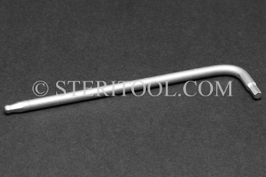#41803_316 - 3.0mm Non-Magnetic Stainless Steel L Ball Hex Key. 316SS. ball hex, L, allen, stainless steel, non-magnetic, non magnetic, nonmagnetic