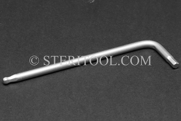 #41805 - 4.0mm Non-Magnetic Stainless Steel L Ball Hex Key. non-magnetic, non magnetic, ball hex key, stainless steel, allen, L