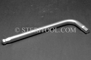 #41816 - 12mm Non-Magnetic Stainless Steel L Ball Hex Key. non-magnetic, non magnetic, ball hex key, stainless steel, allen, L