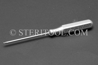 #41821SS - 2.0mm x 2.5"(63mm) Non-Magnetic Stainless Steel Ball Hex Driver, SS Handle. ball hex, driver, allen, stainless steel, non-magnetic, non magnetic, nonmagnetic