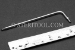 #41851 - 5/64" Non-Magnetic Stainless Steel 'L' Ball Hex Key. - 41851